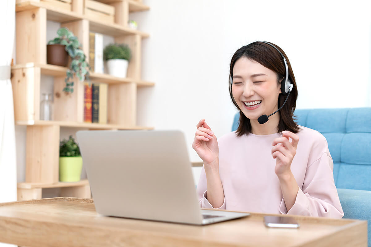 日本語で質問・確認できる